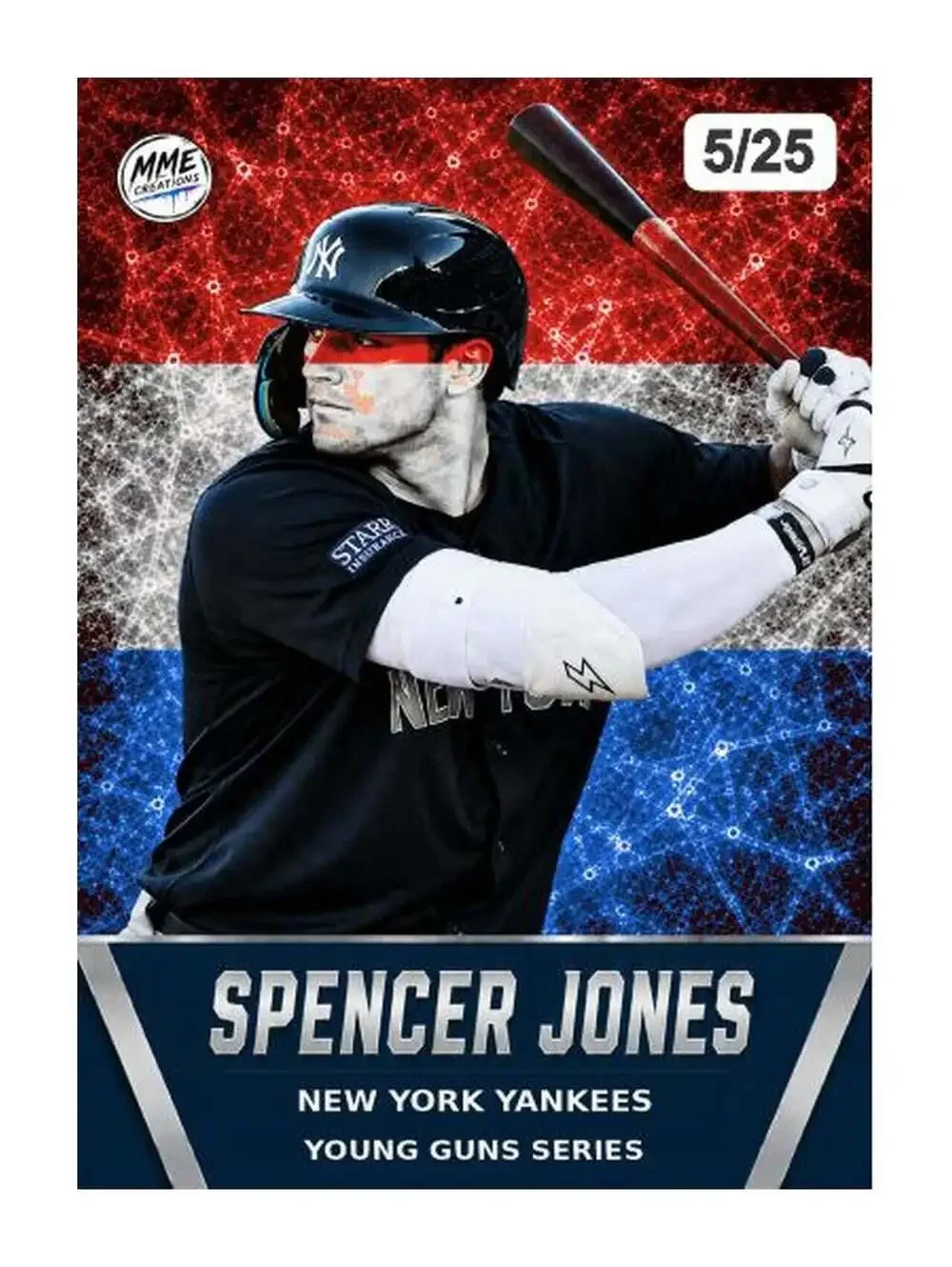 4286 Spencer Jones | Young Guns Series | Limited Edition 8x10 Prints R/W/B Ice